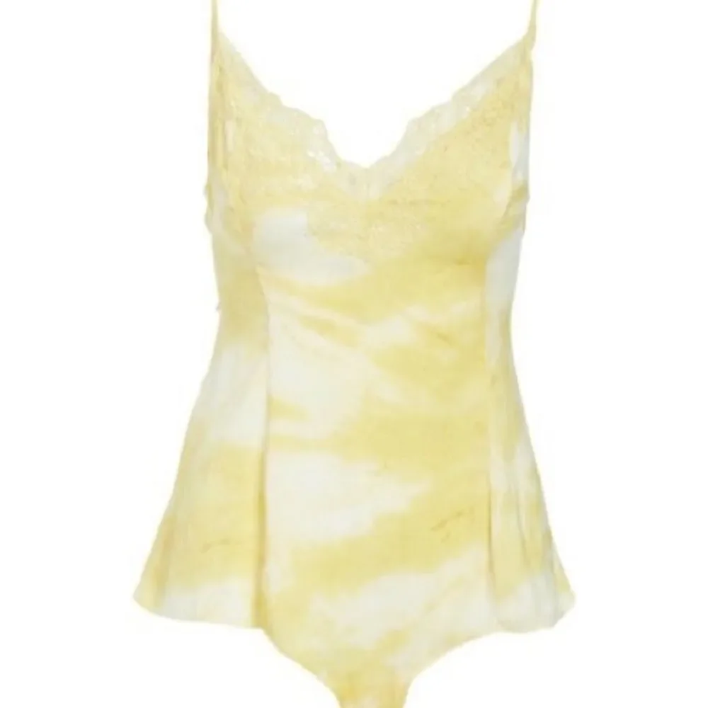 Free People Intimately Luella Printed Bodysuit